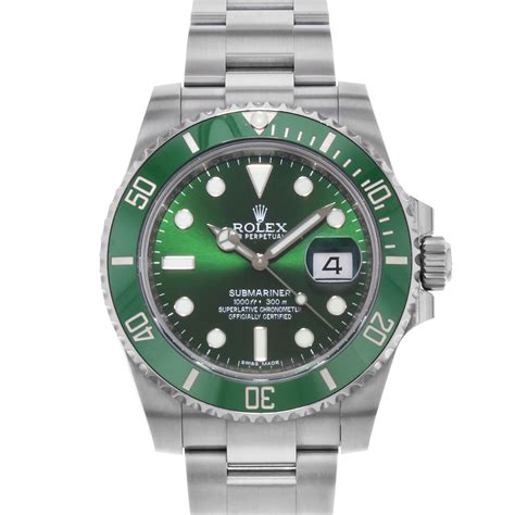 rolex submariner verde verde ceramica